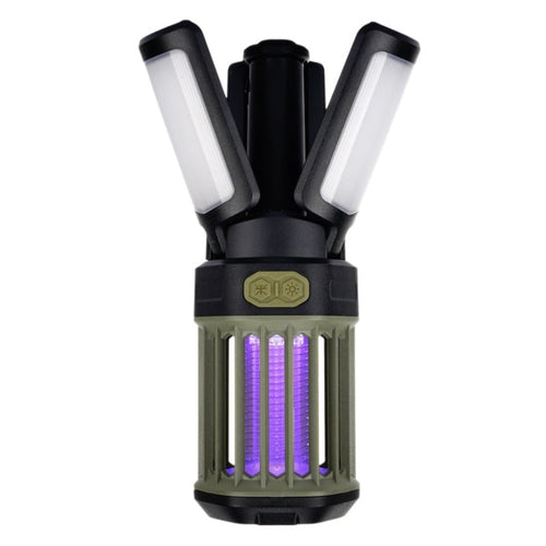 Foldable 3-Arm Camping Lantern & Bug Zapper